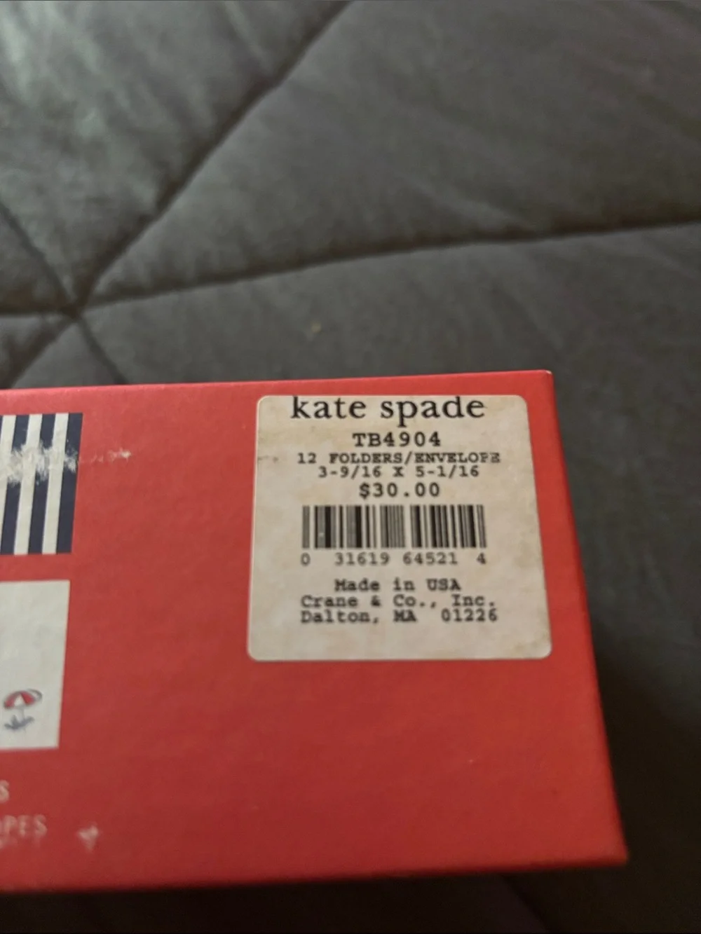 NWT kate spade Paper Bon Voyage Stationery
